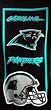 Carolina Panthers Fiber Reactive Pool/Beach/Bath Towel (Team Color)