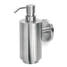 Blomus Brushed Stainless Steel Wall Mounted Soap Dispenser