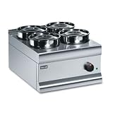 Lincat BS4 Silverlink 600 Bains Marie 4 x 4.5 litre.
