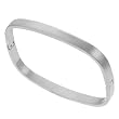 Surgical Steel Square Bangle Bracelet