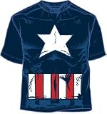 Marvel Comics Captain America Costume Shirt 829MS