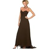 A.B.S. by Allen Schwartz Long Strapless Ruched-Bodice Dress at ABS by Allen Schwartz