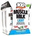 Muscle Milk, Nutrition Shake, Light, Vanilla Creme 4 - 8.25 fl oz (244 ml) servings [1 qt 1 fl oz]