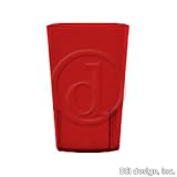 Cambro Colorware Tumbler, Milk, 8 oz. Red, 24/CS