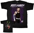 WWE Wrestling Jeff Hardy Le Fleur Black Men's T-Shirt Tee