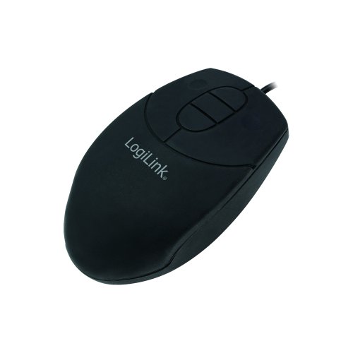 LogiLink ID0061 Optische Silicon Maus USB (5 Tasten, 800dpi) schwarz Preisvergleich