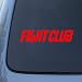 FIGHT CLUB - Fighting Boxing - Vinyl Car Decal Sticker #1664 | Vinyl Color: Red