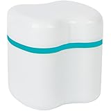 Attractive Denture Bath With Basket - European Style - Large - Teal