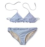 Polo Ralph Lauren Girls Cornflower Blue Annabelle 2 Piece Swimsuit Bikini - Size 16
