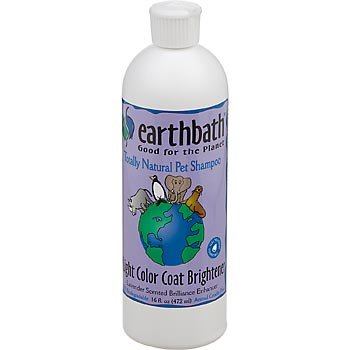Earthbath Light Color Coat Brightener Totally Natural Pet Shampoo