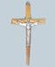 Wall Crucifix - 8" Height - Risen Christ - Olive Wood - IMPORTED FROM ITALY