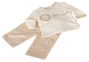 Nature's Purest Sleepy Top/Pant Set, S Safari, 0-3 Months