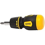 Stanley 66-358 Stanley Stubby Ratcheting MultiBit Screwdriver