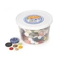 Darice 230g Tub of Buttons, Assorted