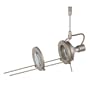 Alico Track Lighting FRH4500 G 29M Alico Ali Jack Gobo Tecno Track Head for MonoRail Matte Satin Nickel