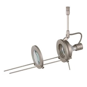Alico Track Lighting FRH4500 G 29M Alico Ali Jack Gobo Tecno Track Head for MonoRail Matte Satin Nickel