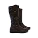 Head Damen Lederstiefel hoher Stiefel braun