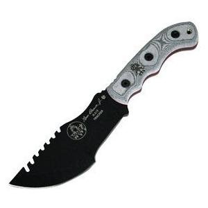 Mini Tom Brown Tracker, Gray Micarta, Black Blade, Kydex