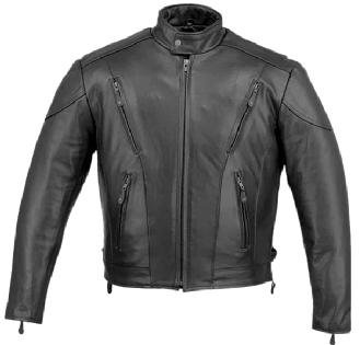 Xelement Cruiser Vented Premium Leather Jacket - Medium