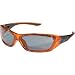 Safety Glasses - Forceflex - Orange Frame - Silver Mirror Lens