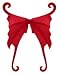 Fairy Wings Red Adult w/ Glitter