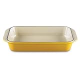 Le Creuset Enameled Cast-Iron 8-by-11-3 4-Inch Rectangular Baking Dish, Dijon by Le Creuset