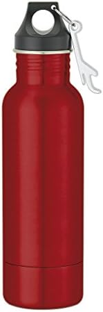 Bottle Armour RED Bottle Koozie Insulator with Bottle Opener