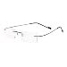 Royal Son Rimless Rectangular Unisex Spectacle Frame (RS04900ER|50|Transparent) RS.399.00