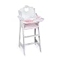 Badger Toys Doll Highchair with Plate, Bib, and Spoon