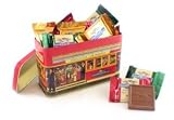 Ghirardelli Chocolate Cable Car Gift Tin with Squares Chocolates
