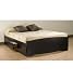 Prepac Sonoma Double Platform Storage Bed with 6 drawers - Black