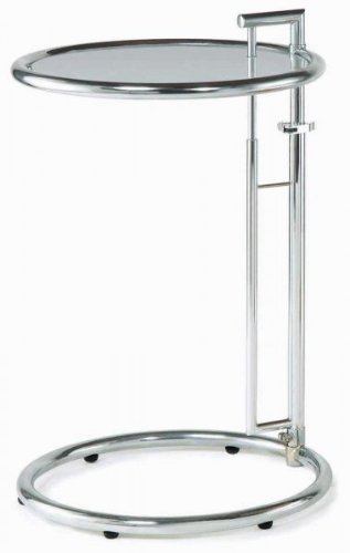 Enta-21 Adjustable End Table in Chrome