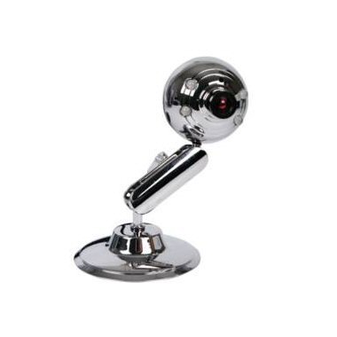 Childrens Toyshop  Computer : Ex-Pro Silver/Chrome Swivel Desktop Webcam / PC Cam - 1.3 Mega Pixels - Video up to 1280 x 960 with built in microphone, Night Vision, Web Camera Cam - 100% compatible for Yahoo, MSN Chat, AOL, Skype etc...