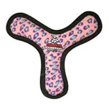 Tuffy`s Dog Toys Ultimate Bowmerang Pink Leopard Chew Toy
