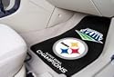 Pittsburgh Steelers Superbowl XLIII Champions Commemorative Automotive Floor Mats - Car Mats 2 Piece Front 18"x27"