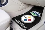 Pittsburgh Steelers Superbowl XLIII Champions Commemorative Automotive Floor Mats - Car Mats 2 Piece Front 18x27