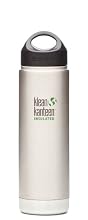 Klean Kanteen Wide Mouth Insulated Water Bottle with Loop Cap