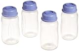 Lansinoh Breast Milk Storage Bottles, 4 Count