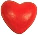 Sweet Red Pottery Heart Love Token Rattle from Peru
