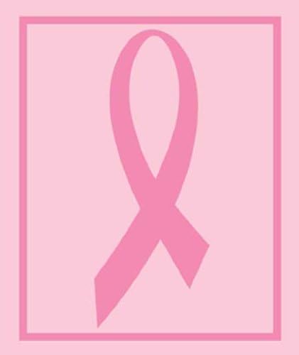 Pink Ribbon Warrior 1022 LPB G488 Cancer Mink Style Queen Blanket Green