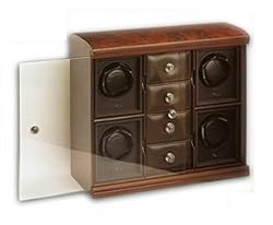 Underwood 4 Module Watch Winder with Compartment Trays