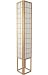 Zen Meditation Simple Décor - 6ft. Japanese Style Wood & Paper Shoji Lantern Oriental Lamp - Natural