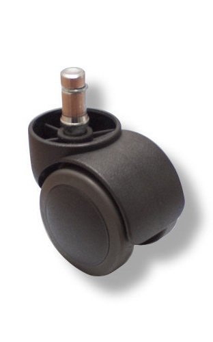 HJH Office/Buerostuhl24 619000 5x Hartbodenrollen 10 mm / 50 mm B&uuml;ro-Stuhl-Rollen f&uuml;r Hartb&ouml;den