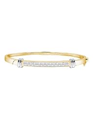 1.00CTW DIAMOND INVISIBLE BANGLE