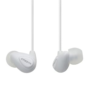 Cresyn C230E White In Ear Noise Isolating Earphones