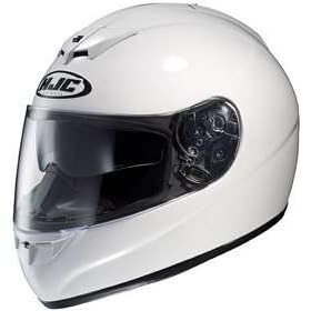 HJC FS-10 FS10 WHITE SIZE:LRG MOTORCYCLE Full-Face-Helmet