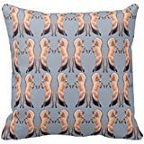 Rearing Norwegian Fjord Horses Pillow Case