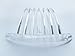 FRENCH TWIST HAIR COMB CLEAR 7 TOOTH IT DELUXE 1 PCS.