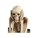 Resting Skeleton Statue Computer Sitter Sculpture New