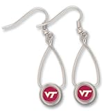 VIRGINIA TECH HOKIES OFFICIAL LOGO FRENCH LOOP EARRINGS